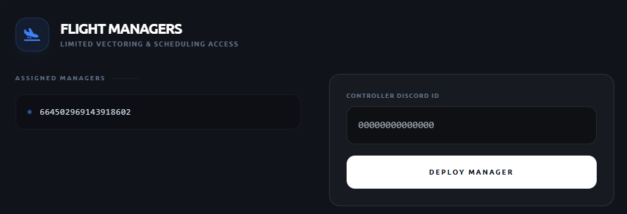 Adding Flight Manager