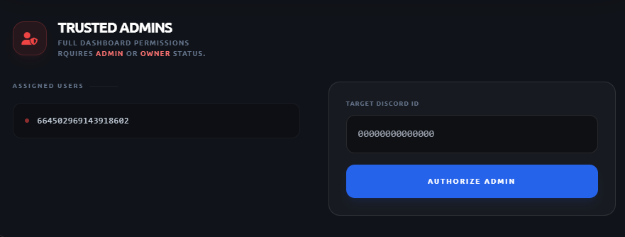 Adding Trusterd User